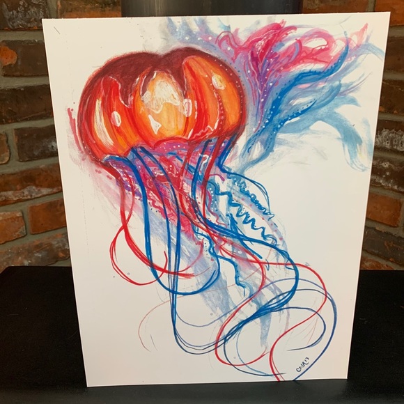 Handmade Mixed-Media Print - Picture 2 of 2